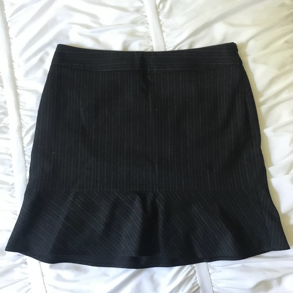 Banana Republic faded pinstripe skirt